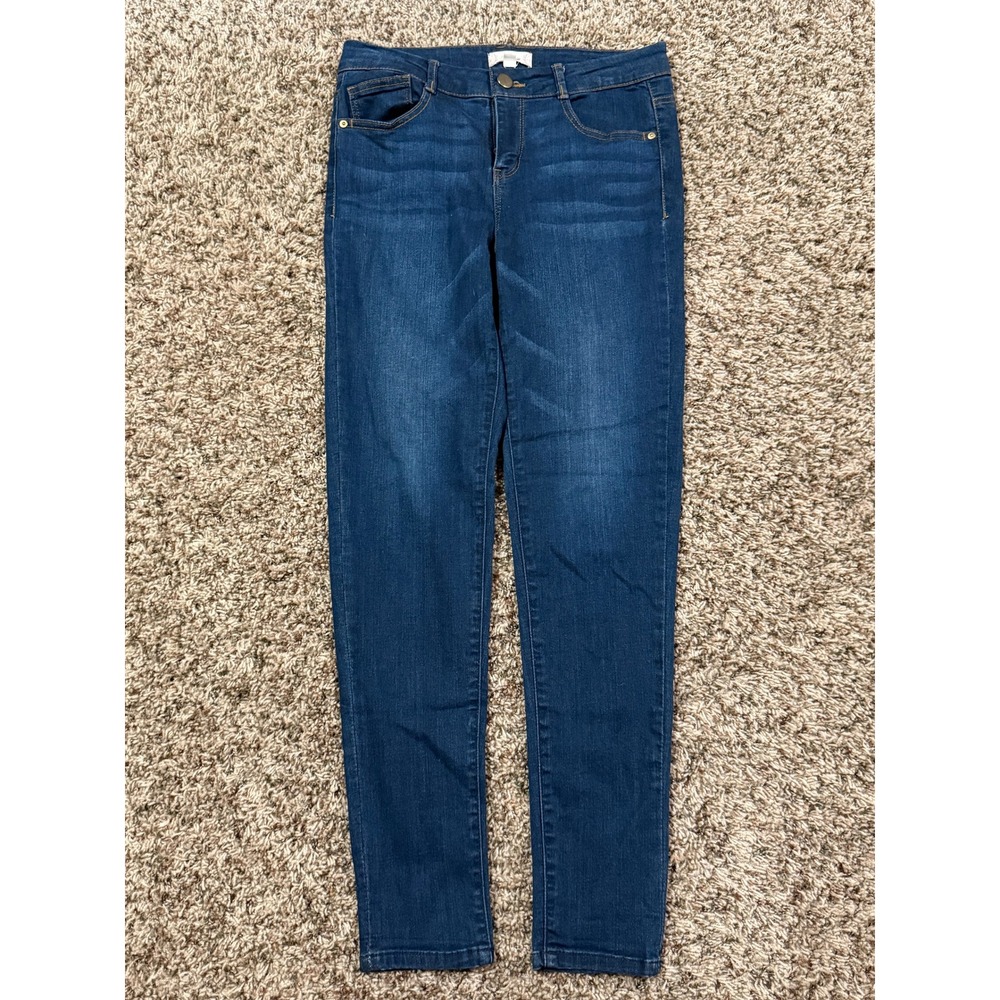 Altar'd State Jeans Juniors 9 Medium Wash Blue Mid Rise Skinny Stretch Denim